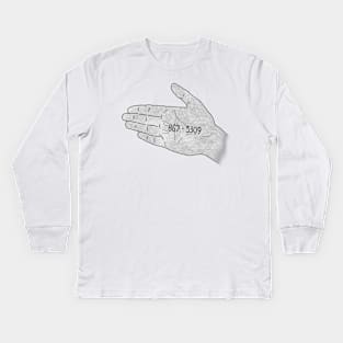 867 - 5309 Hand Kids Long Sleeve T-Shirt